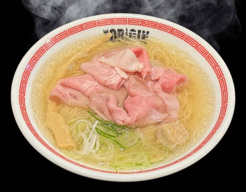 らあめん元の「松阪牛と煮干しの塩らあめん」