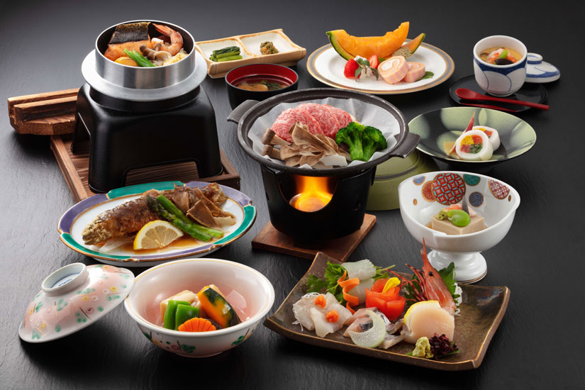 あけびの湯 会席料理