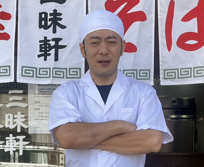 中華そば 三昧軒の店主・高野真太郎さん