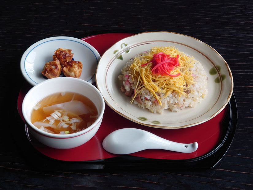 日照庵のチャーハン