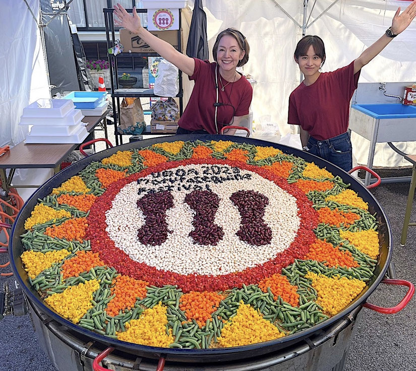 『信州上田まつたけ&ワイン祭り2025』巨大松茸パエリア