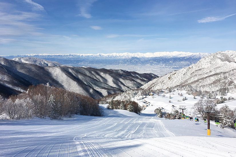 YAMABOKUワイルドスノーパークのゲレンデ
