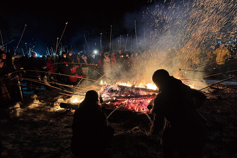 戸隠どんど焼きまつり