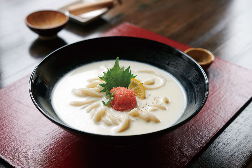 うどん鶴る TURURUのクリーム明太子うどん