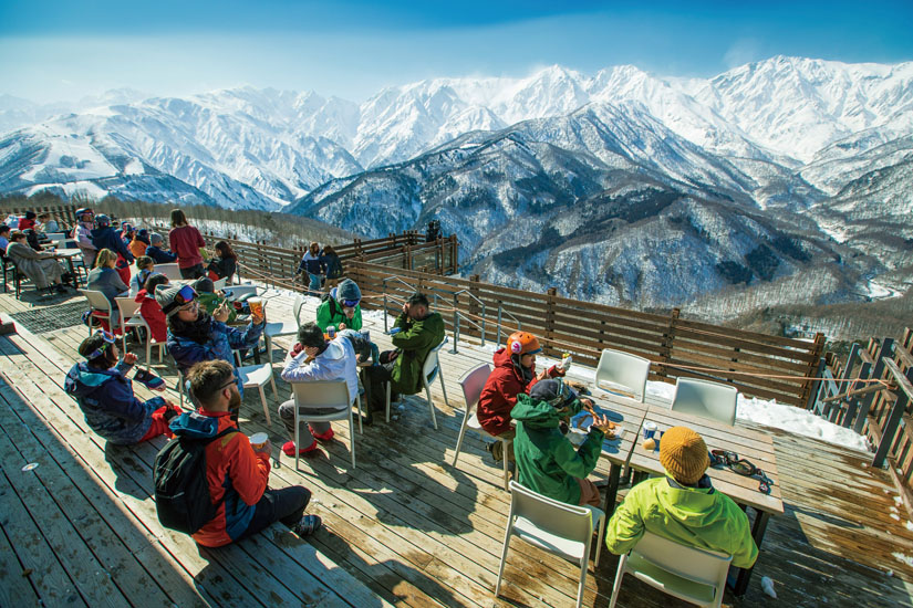 HAKUBA MOUNTAIN HARBORからの絶景