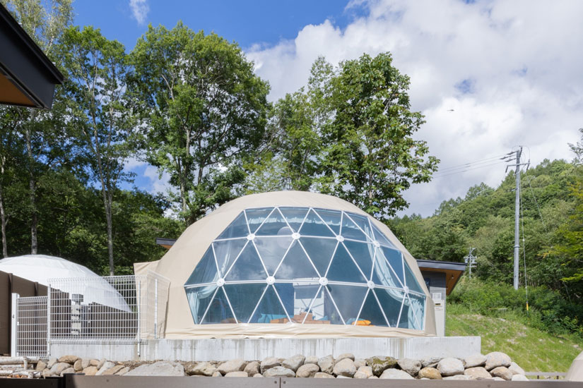 ドームテントの外観