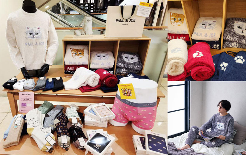 2/5(木)～2/25(水)【PAUL＆JOE／ポール＆ジョー】猫の顔＆肉球モチーフ