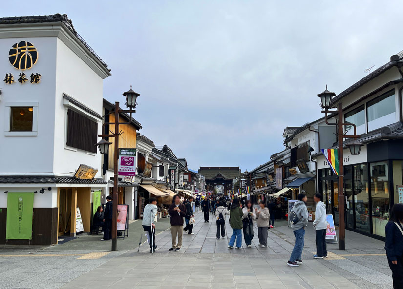 善光寺　仲見世通り