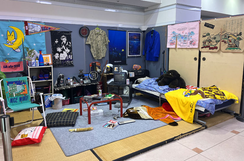 長野県長野市ながの東急百貨店『昭和平成レトロ展』イベント会場。平成レトロブーム火付け役山下メロ氏