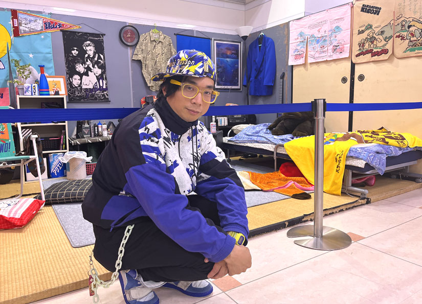 長野県長野市ながの東急百貨店『昭和平成レトロ展』イベント会場で平成レトロブーム・山下メロさん