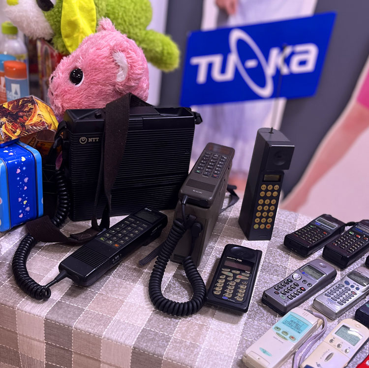 長野県長野市ながの東急百貨店『昭和平成レトロ展』イベント会場。平成レトロブーム火付け役山下メロ氏