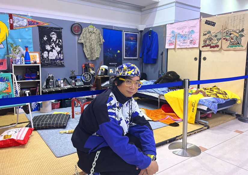 長野県長野市ながの東急百貨店『昭和平成レトロ展』イベント会場。平成レトロブーム火付け役山下メロ氏