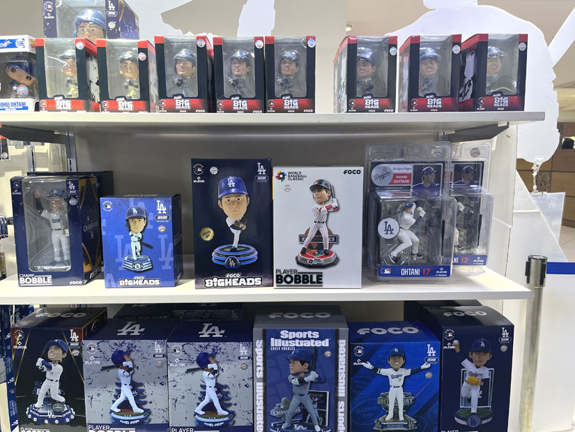 ながの東急イベント『日本人メジャーリーガー ミュージアム風ショップ』大谷選手フィギュア