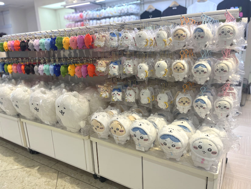 長野市ながの東急百貨店『ナガノマーケット POP UP SHOP』イベント会場。ちいかわなど