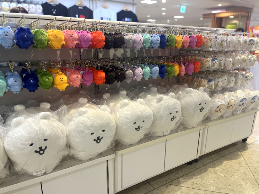 長野市ながの東急百貨店『ナガノマーケット POP UP SHOP』イベント会場。ちいかわなど