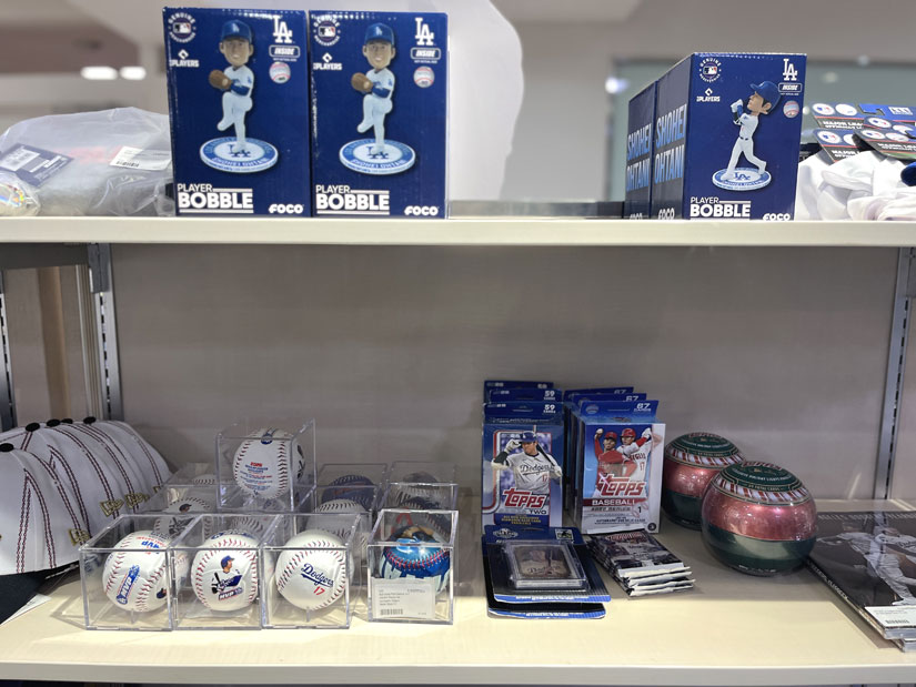 ながの東急イベント『日本人メジャーリーガー ミュージアム風ショップ』大谷選手、村上選手