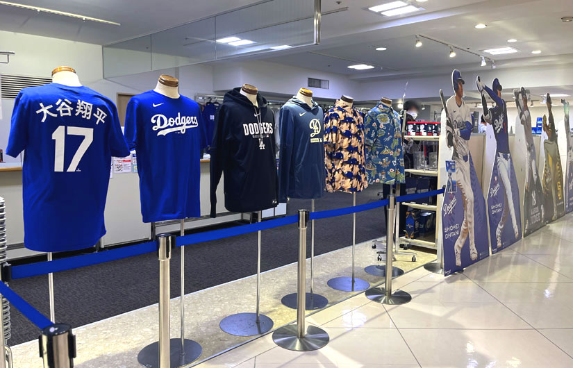 ながの東急イベント『日本人メジャーリーガー ミュージアム風ショップ』大谷選手