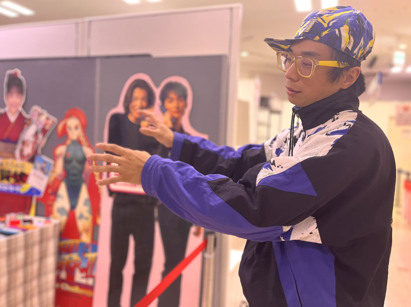 長野県長野市ながの東急百貨店『昭和平成レトロ展』イベント会場。平成レトロブーム火付け役山下メロ氏