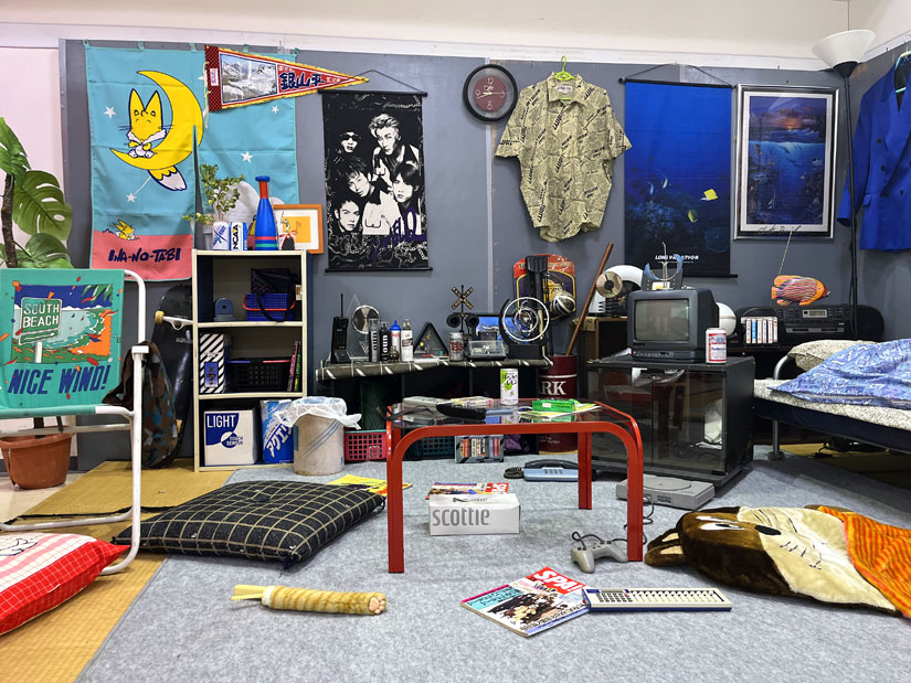 長野県長野市ながの東急百貨店『昭和平成レトロ展』イベント会場。平成レトロブーム火付け役山下メロ氏