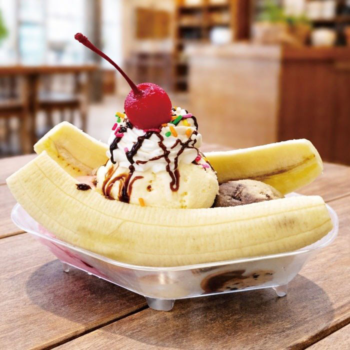 沖縄物産展-ながの東急ｲﾍﾞﾝﾄ
ブルーシールのバナナスプリット