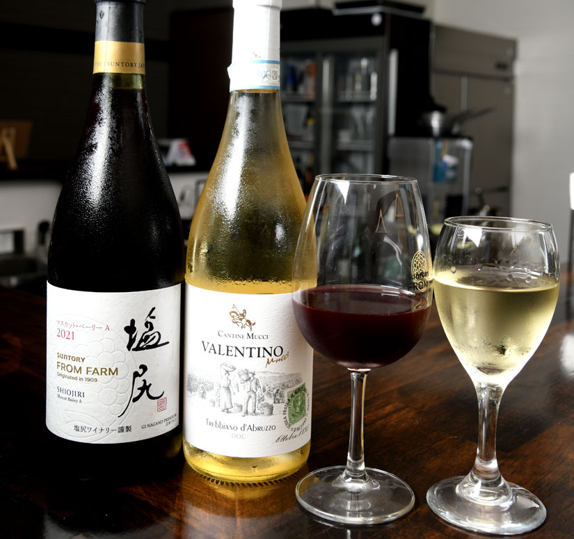 長野県松本市のイタリアン-トラットリア イスパンデーレのワイン