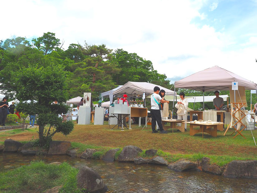 長野県松本市「クラフトフェアまつもと」あがたの森公園