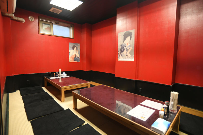 松本市の松本駅前で深夜まで営業のラーメン店と居酒屋-地酒とラーメン 役満