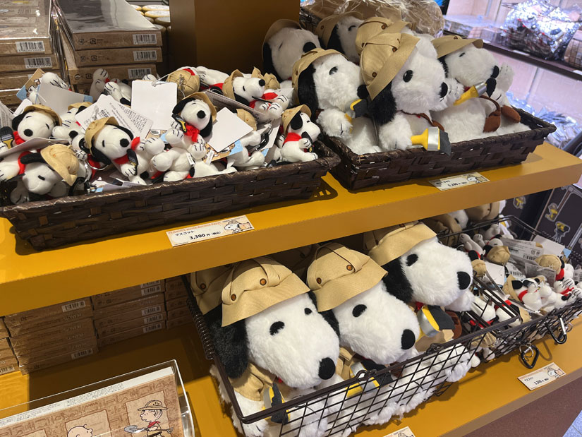 エジプト展-長野県立美術館-長野市-ショップとスヌーピーグッズ