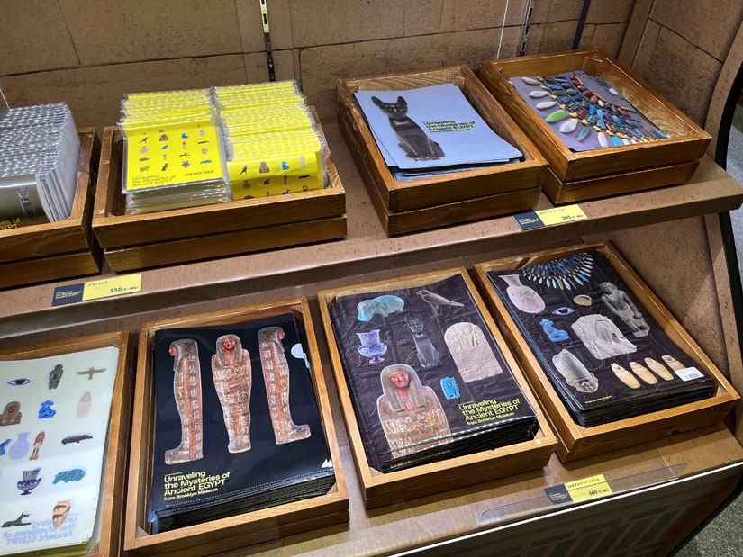 エジプト展-長野県立美術館-長野市-ショップとグッズ