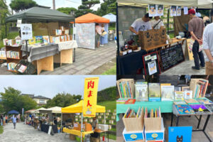 古本市と珈琲-長野県小諸市マルシェイベント