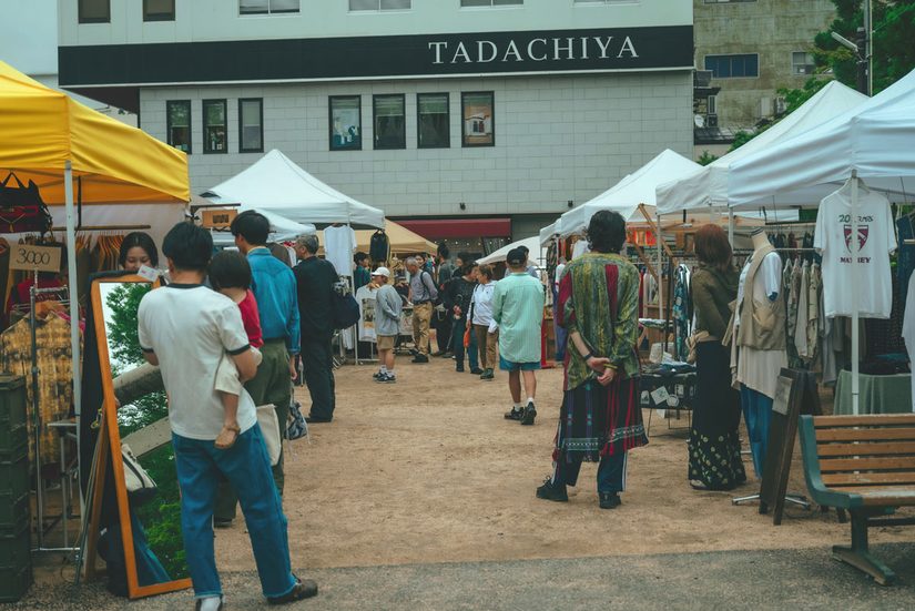 長野県松本市イベント-古着マーケット